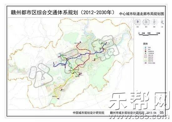 赣州地铁2号线规划图图片