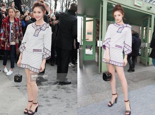 杨紫胸:明星真的腿都是自然细长直吗？