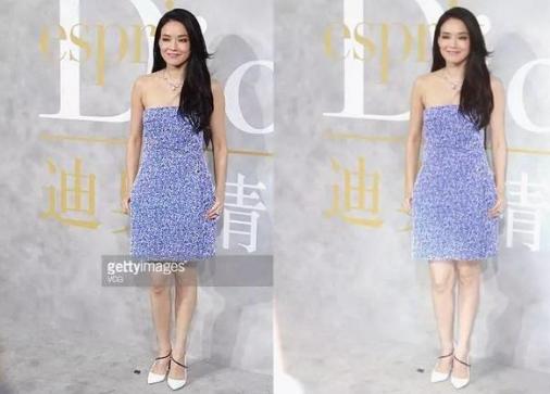杨紫胸:明星真的腿都是自然细长直吗？