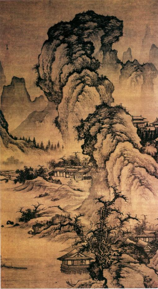 头条问答 - 明朝的宫廷山水画和宋元相比有哪些风格上的变化?