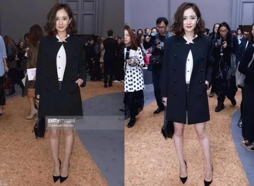 杨紫胸:明星真的腿都是自然细长直吗？