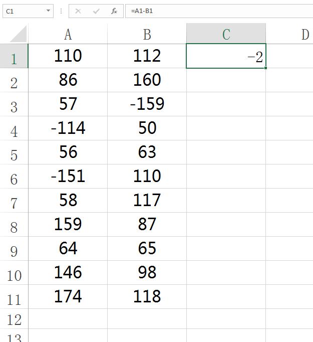 excel求减函数公式大全:Excel中怎样作减法运算？(excel表格怎么加减一起算)