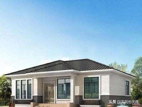 农村一层自建房5间,配图瓦屋面和外观怎么设计_清洁门户
