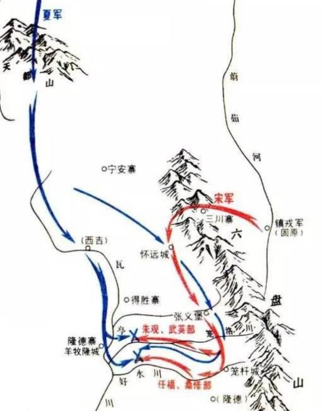 北宋与西夏的“好水川之战”北宋为什么会战败？