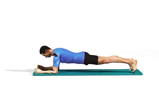 平板支撑能锻炼哪里的肌肉？