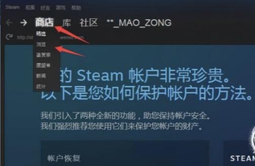 steam市场在哪,怎么在Steam上买东西？