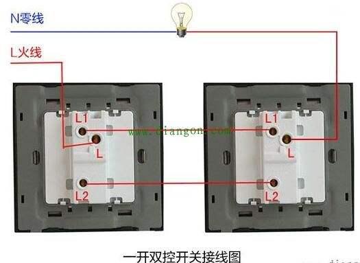 头条问答 - 开关上只有l l1 l2两根火线一根零线如何接线?(23个回答)