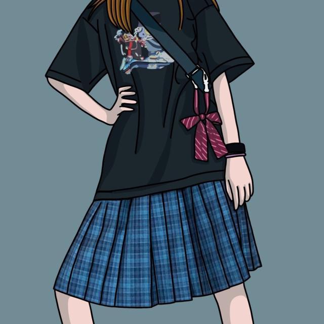 有好看的女生日常服饰动漫插画吗