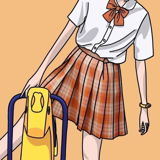 有好看的女生日常服饰动漫插画吗