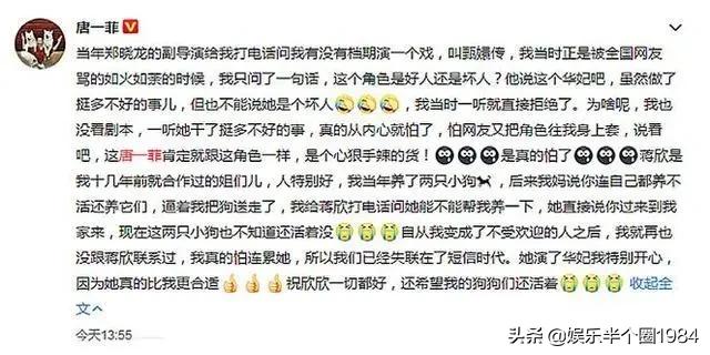 唐一菲演过的电视剧:唐一菲蹭《甄嬛传》和蒋欣热度被群嘲，你怎么看？