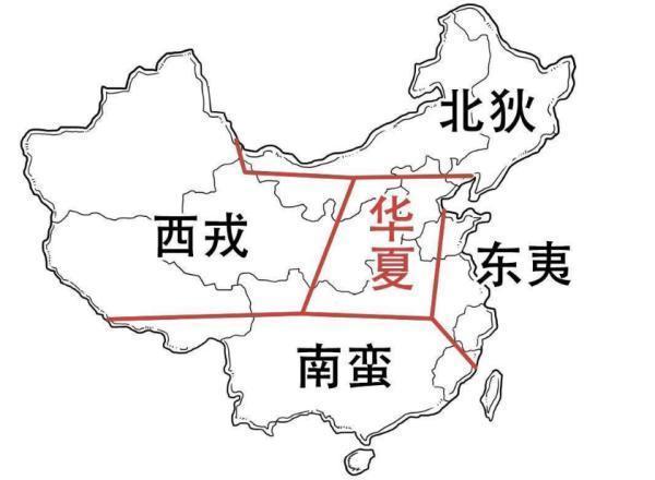 华夏和东夷地图图片