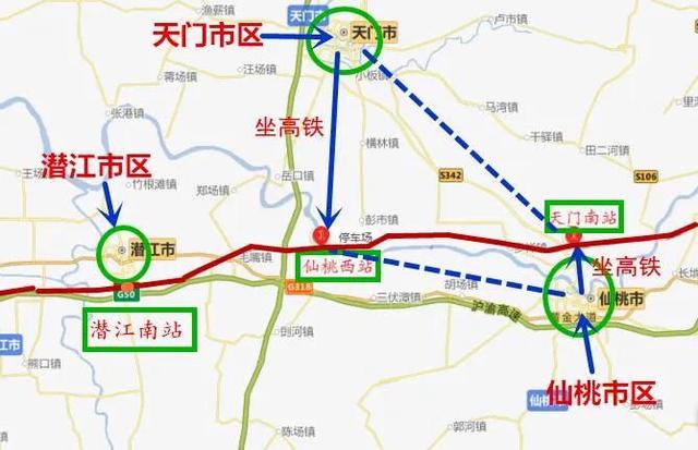 沿江高铁天门站规划在哪里?-惠修网