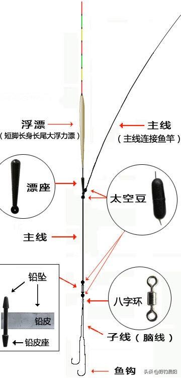 主线子线浮漂搭配列表图片