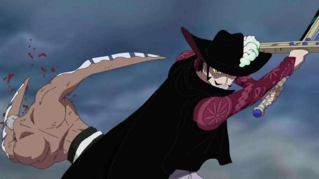 头条问答 - 鹰眼米霍克在海贼王中作为公认的世界第一剑豪,是否有斩杀