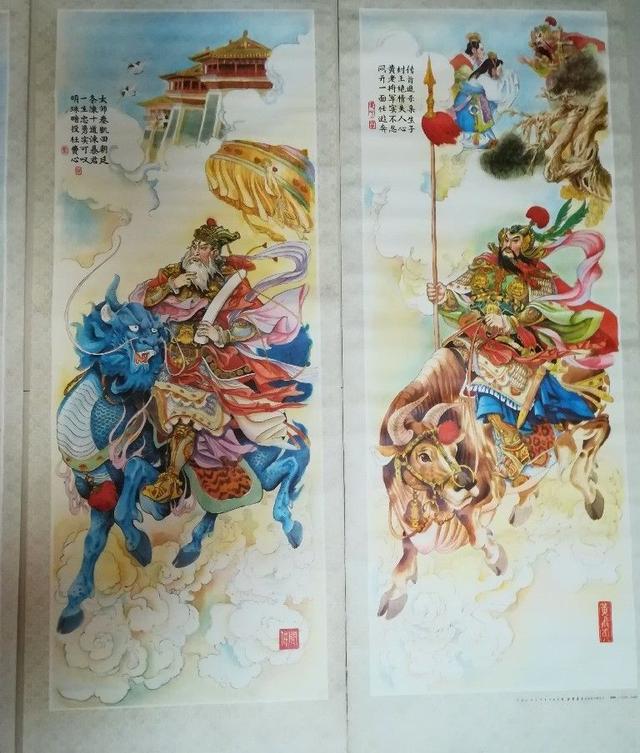 吉祥如意的字画推荐,国画佳作欣赏,经典国画铸造生活？