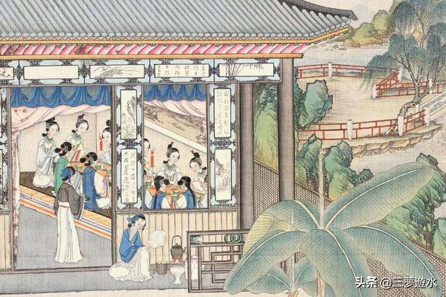 抽花签的时候宝玉为什么对着宝钗的花签念了两遍后呆住了？