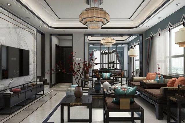 中式客厅装修效果图,中式客厅的效果图有哪些好的推荐？