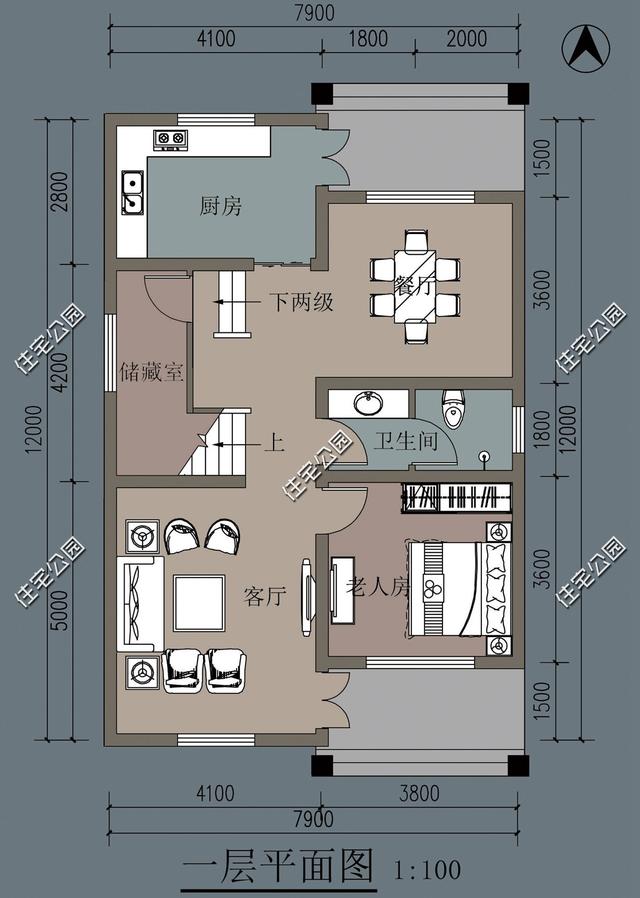 12.5米長,寬8米的自建房該怎麼建?