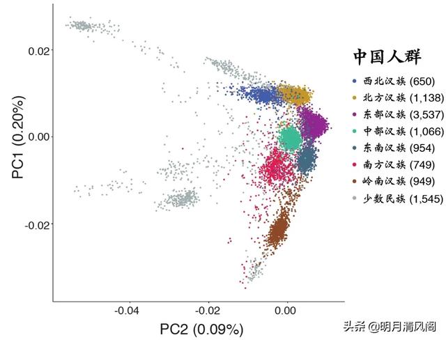 纯种汉人的三个标志，基因研究证明汉族可以分为七个亚系。七个亚系是不是不同的民族