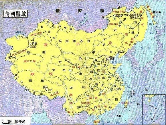 清朝前期疆域是当时世界最大的吗？