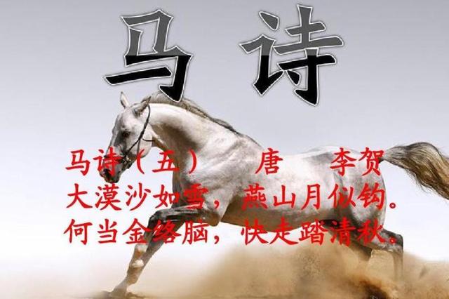 头条问答 - 《马诗》里为什么是踏清秋而不是踏春风?(5个回答)