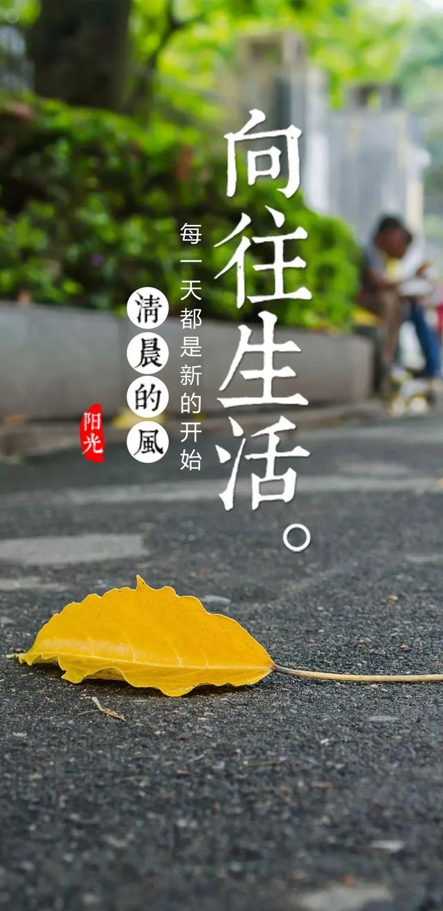 周二正能量早安心语：开心才是生活主旋律，生活不会辜负每个努力的人