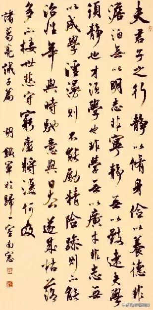 你觉得胡铁军的书法水平怎么样？