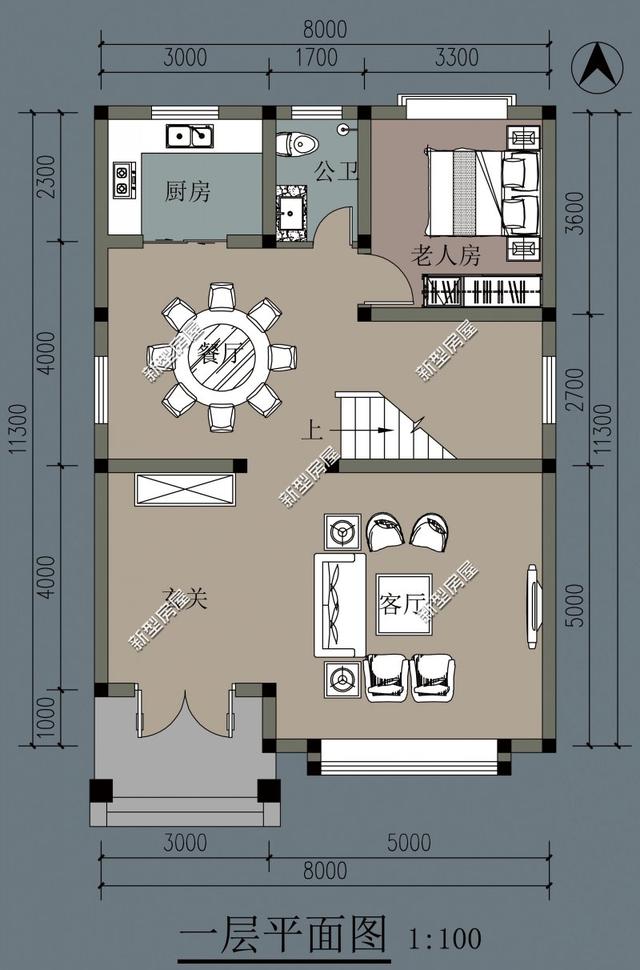 2022年面积宽9米深11米的自建房，两层想要6个卧室，3个卫生间，怎么设计好？