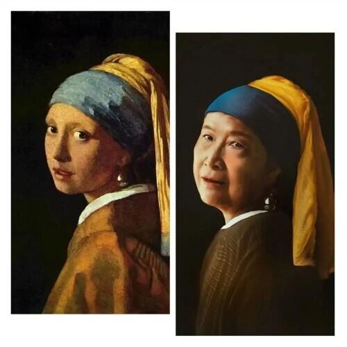 福利院老人收到创意照惊呆了神还原老人cosplay世界名画这组照片火了