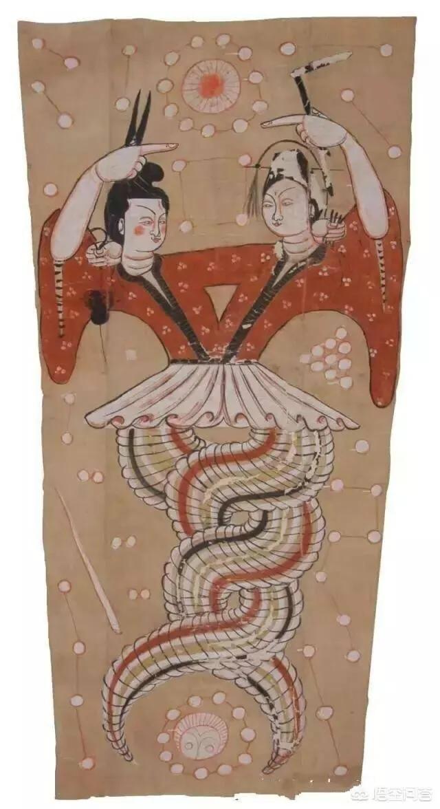 女娲和伏羲:伏羲和女娲手中为什么各拿着曲尺和圆规，其中有什么特别的寓意吗