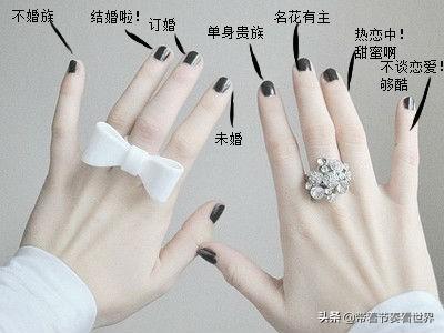 保龄球带戒指:爱情的四个阶段对应哪些不同戒指戴法各手指可戴，你戴对了吗