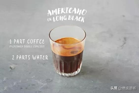 美式、拿铁、卡布奇诺咖啡有什么不同？