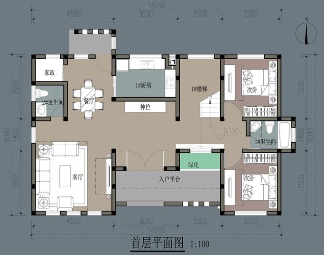 2022年農村自建房15米寬,10米深有什麼好設計?