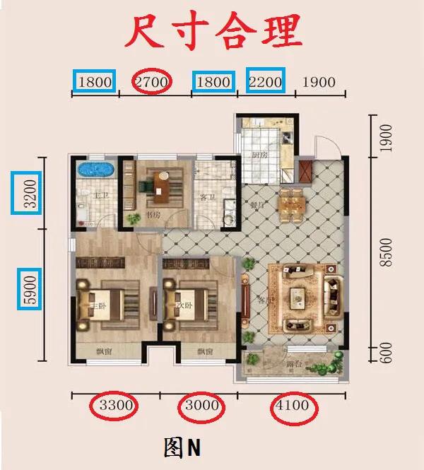 济宁创业公寓户型图，请大家看看这个户型怎么样？