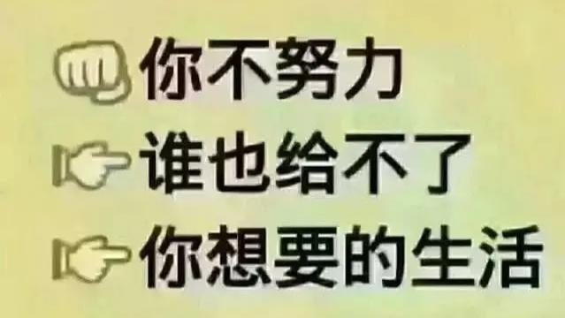 \”想要的生活只能靠自己努力获得,任何人给不了\”,是这样吗？