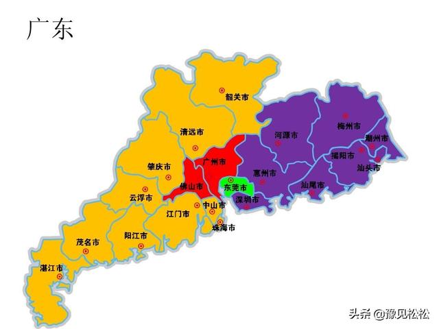 广东省潮汕地区地图图片
