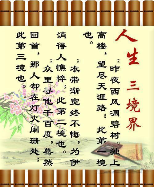 对于王国维的“人生三境界”,结合自身大家有什么独到的见解？