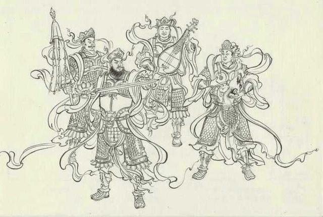 魔家四将的武器是谁给的？师傅是谁？