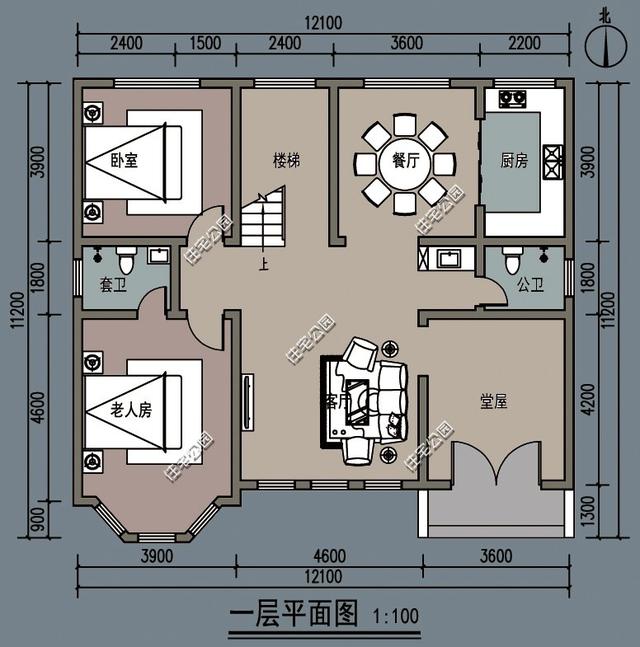 农村自建房,面宽12