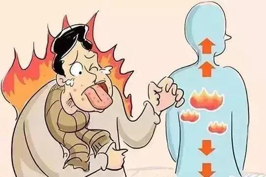 如外感误用攻下,引致大泄不止,津液损伤,使热邪上升而咽喉痛,甚则咯下