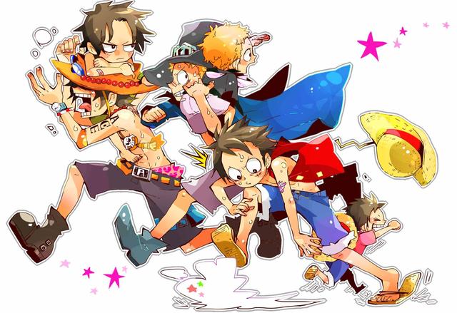 头条问答 海贼王 路飞三兄弟谁最强 63个回答