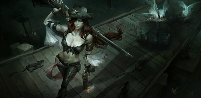 lol：游戏里重拳出击,背景里菜的一比,在LOL的背景设定中女枪到底有多弱？