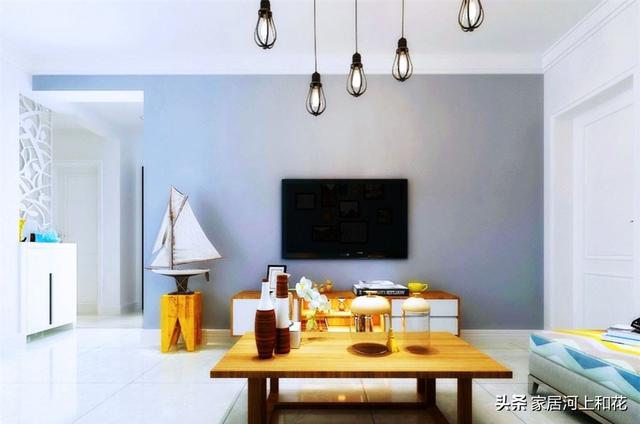 不做吊顶，电视墙怎么设计？插图60