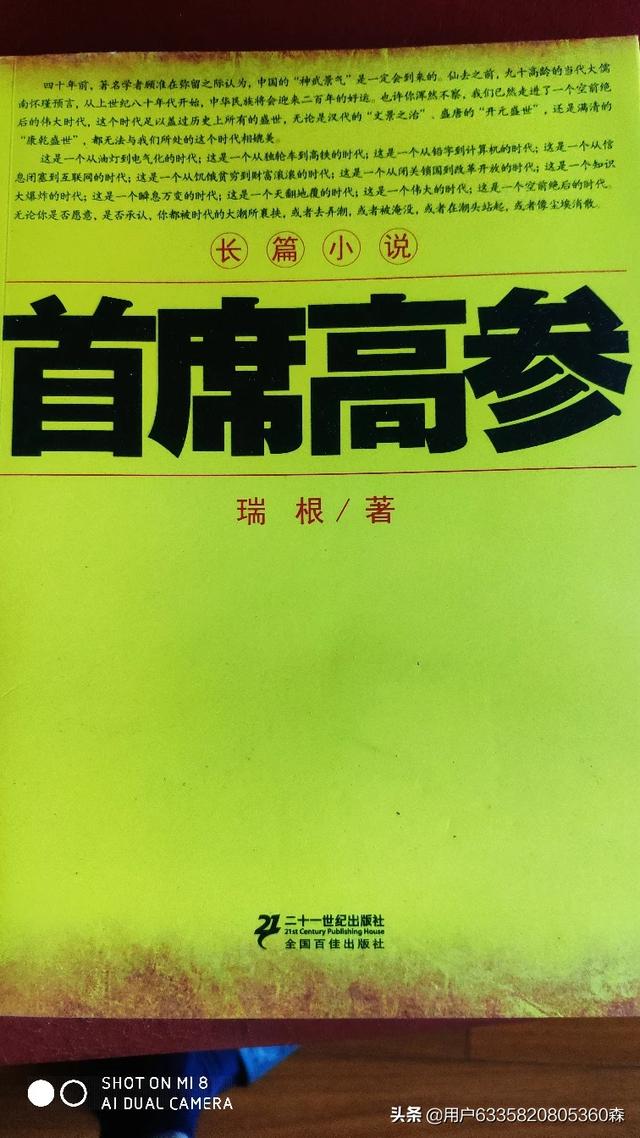头条大神们能否推荐几部好看的重生官场小说？