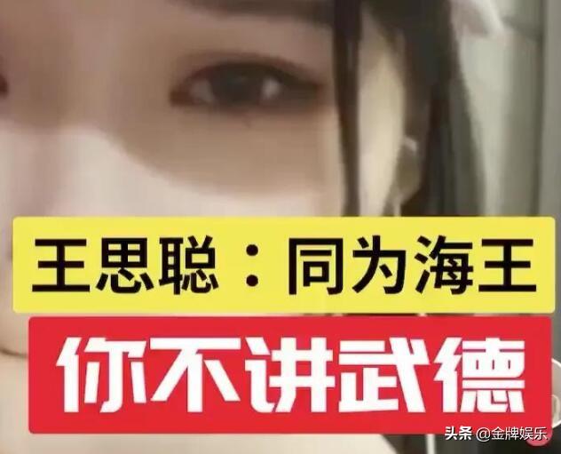 王思聪骂张馨予:项思醒网上大骂王思聪，同是海王，为什么网友只骂她不骂王思聪