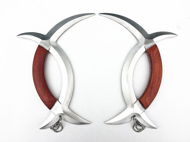 直到遇到同样的使用近战的八卦子午鸳鸯钺高手,廖凡才险胜对手(对手坐