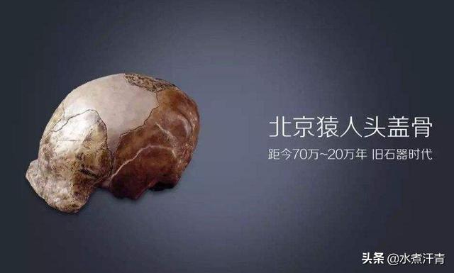 北京猿人头盖骨诗歌图片