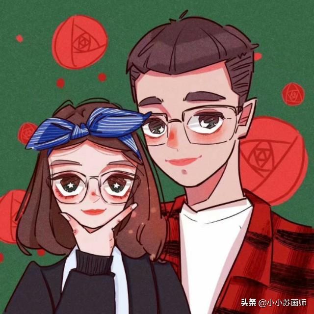 有很不明显的情侣头像么？