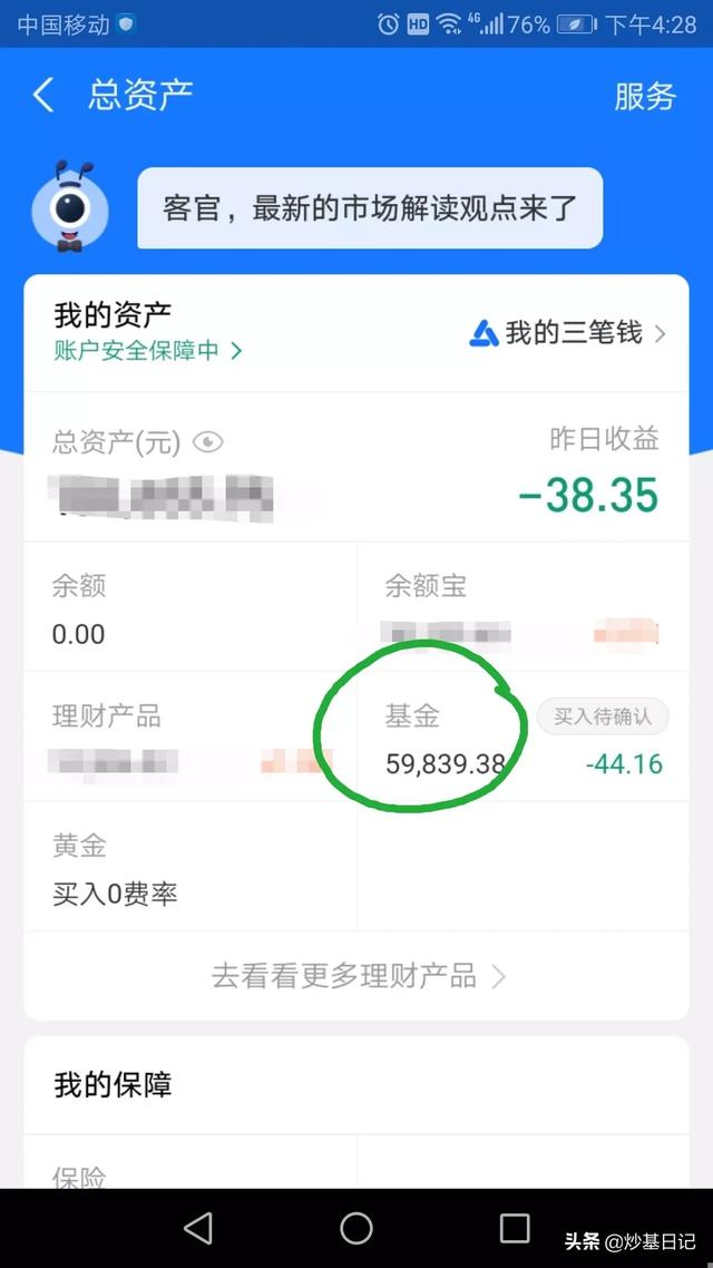 基金1000块一天赚多少 支付宝里的基金靠谱吗