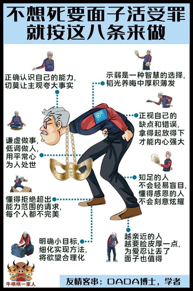 有人说“一个人最大的愚蠢是死要面子”,你怎么看？